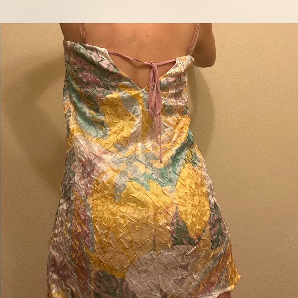 Urban Outfitters Pink and Yellow Dress